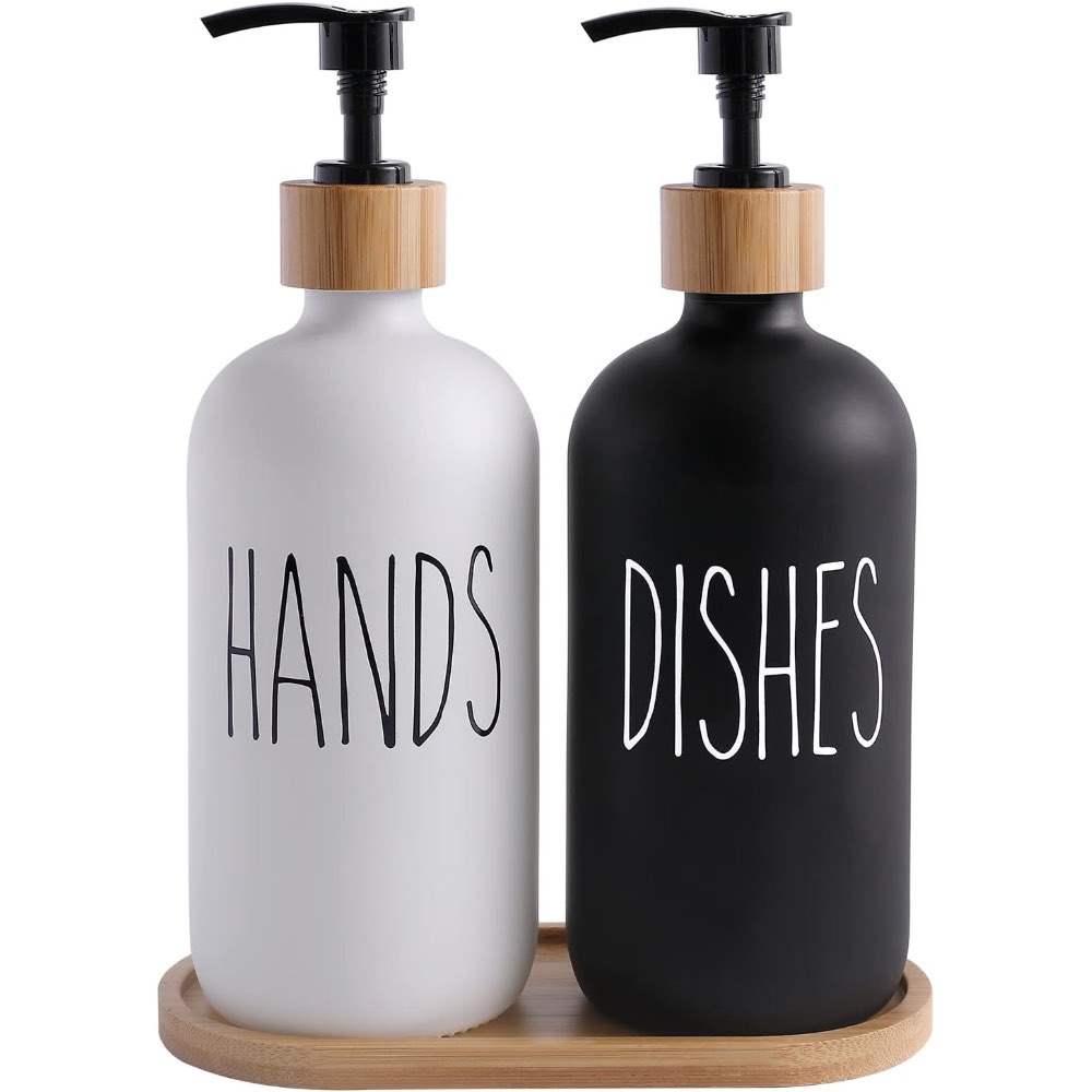 56 Must-Have Zero Waste Essentials for a Sustainable Lifestyle - Refillable Hand Soap Dispenser